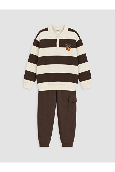 LC Waikiki Striped Boys' Set