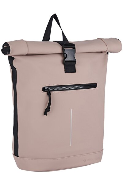 NEW REBELS Rucsac Mart-new York Rolltop, culoare roz,