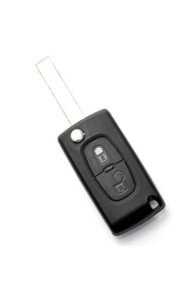 Citroen / Peugeot 307 – Θήκη αναδιπλούμενου κλειδιού με 2 κουμπιά, λάμα VA2-S...