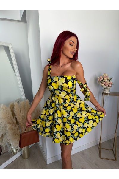 prettybrand Rochie de dama cu lamai