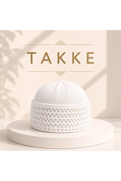 Takke ®Siper Premium Kalın Erkek Namaz Takkesi Dört Mevsim
