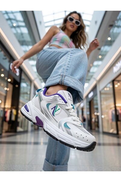 NEXUS Zenith Prestige Beyaz Lacivert Günlük Spor Sneaker Unisex