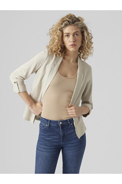 Vero Moda Womens Lapel Collar 3/4 Sleeve Blazer