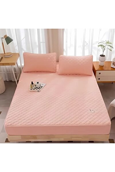 Velaris Protector de saltea matlasat, 160x200cm, Impermeabil, Elastic, Roz
