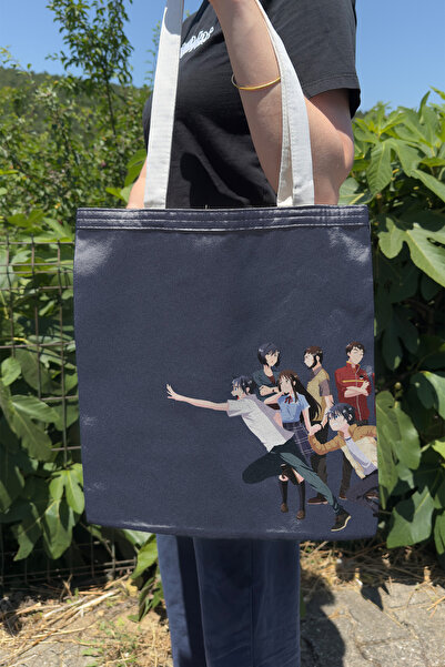 ZipZap Erased V5 Summer and Winter Double-Sided Canvas Print Tote Bag Anime Bag