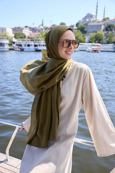 Şalland Cupra Silk Shawl Nile Green