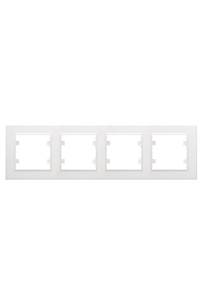 Generic Brand 1 Piece Makel Karea White 4-Piece Frame