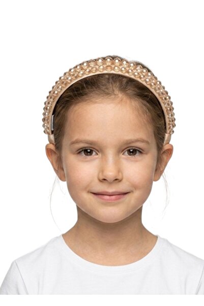 Bidani -Beaded Delicate Crystal Hairband - Champagne