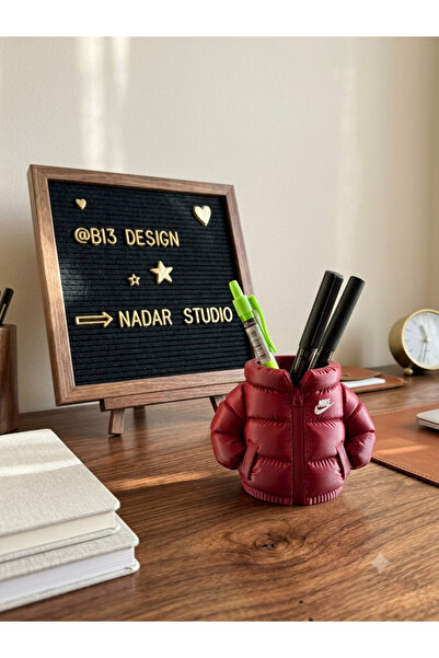 NadarStudio Suport pentru pix gonflabil mini, cu design de haină, pentru masă...