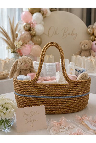 Epolaxs Bebek Hediye Sepeti Erkek Bebek Hastane Çıkışı Yenidoğan Bebek Hediyesi Doğum Hediyesi Baby Shower Hediye Kutusu Hoş Geldin Bebek