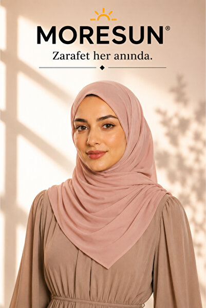 MORESUN Practical Hijab Sandy Shawl - Ready-To-Wear Turban Hijab Scarf Prayer...