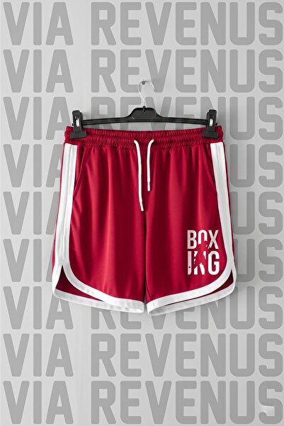 Vordevia Boxing Printed Unisex Retro Varsity Sports Training Shorts