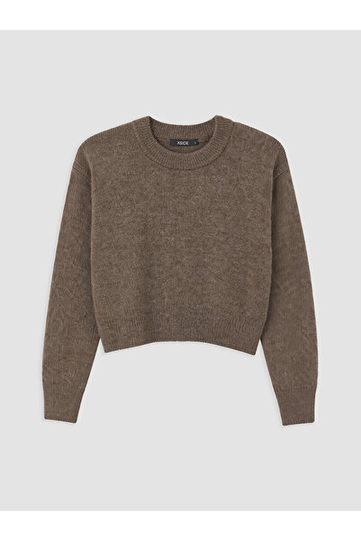 LC Waikiki Rmz Gi̇yi̇m Farkiyla Zero Roba Collar Women's Knitwear Sweater