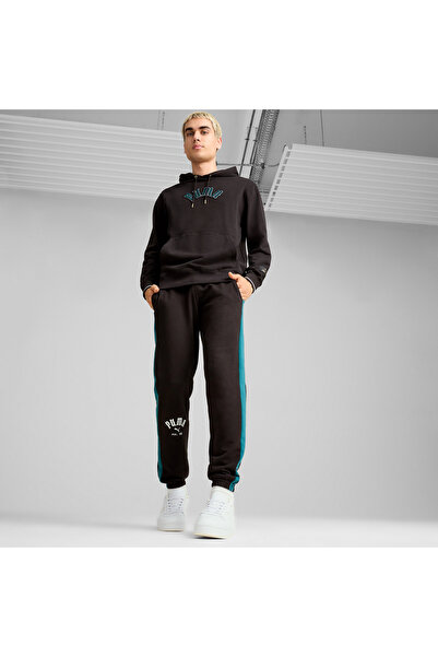 Puma T7 Play.Parıs. Unisex Siyah Eşofman Altı