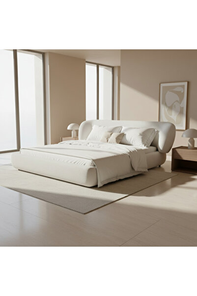Roots Furniture سرير ميترو نست بلون البيج الفاتح