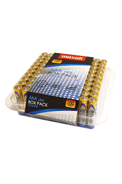 Maxell AAA 100 τεμάχια αλκαλικές μπαταρίες 1.5V