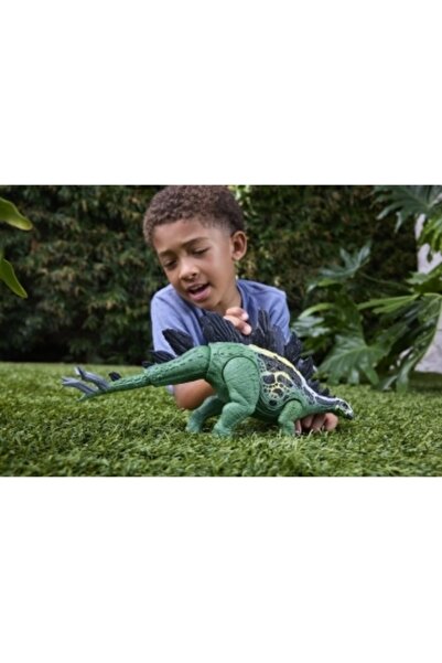 mattel Jurassic World: Survival Figurina articulata Gigantic Thrashers Stegos...