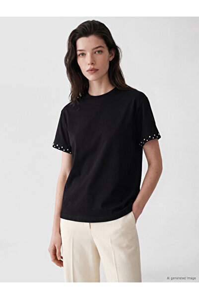 LC Waikiki Esvab • Modern & Distinctive Stoned Soft Touch Women's T-Shirt