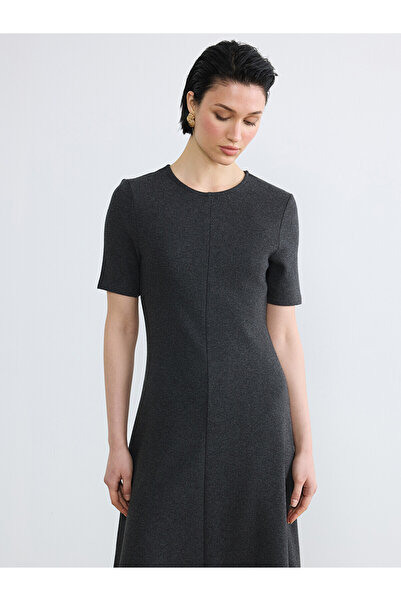 LC Waikiki Original A-Line Midi Knit Dress