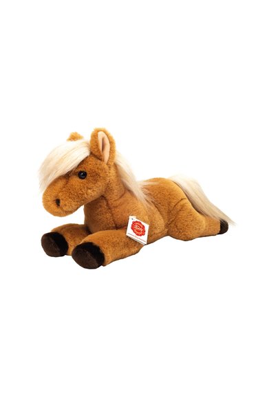 TEDDY HERMANN Mascotă cal de pluș culcat 34 cm