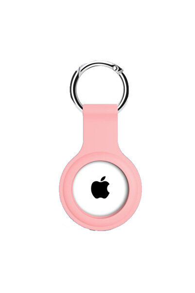 OEM A002 Θήκη Σιλικόνης για Apple AirTag Εντοπιστή - Ροζ