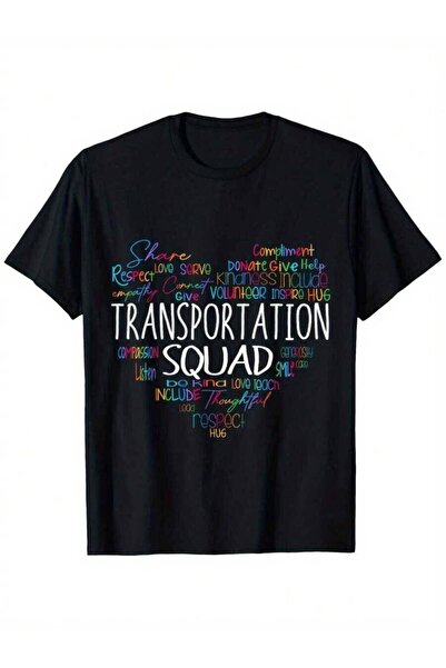 29CUN Transportation Squad Back To School Bus Driver Monitor Aide Loose Style...