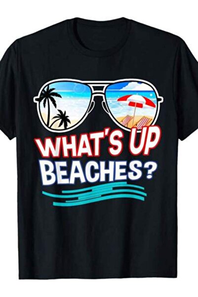29CUN تي شيرت رجالي عصري برقبة دائرية من WHAT'S UP BEACHES، تي شيرت كاجوال بأ...