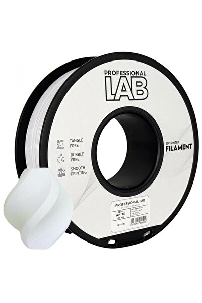 Professional LAB Νήμα 3D, 1.75 χιλ., 1 κιλό, Λευκό, PETG, 220-240 ° C
