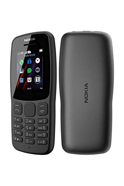 Nokia 106 (2018) Τηλέφωνο με κουμπιά διπλής SIM (Αγγλική έκδοση) Μαύρο