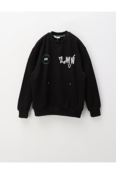 MiniKids Hanorac Get New Fashion, negru