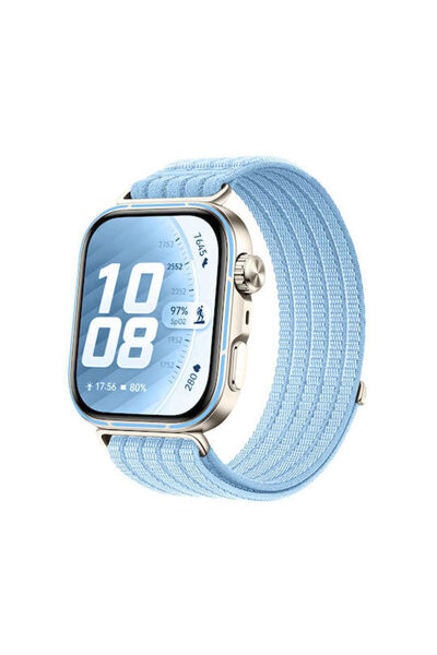 Techsuit Υφασμάτινο Λουράκι Μπλε (Huawei Watch Fit 5)