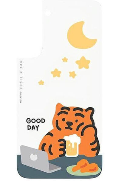 Samsung Πίσω θήκη πλαισίου Muzik Tiger Galaxy S22 Muzik Tiger Μεγάλο λευκό