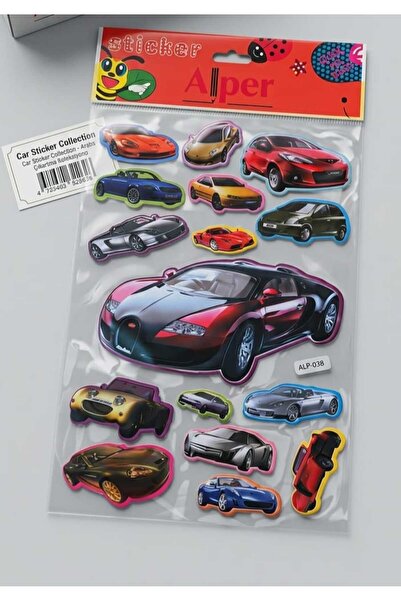 ALPA STORE Sevimli Okul Öğretmen Sticker Seti ARABA Temalı