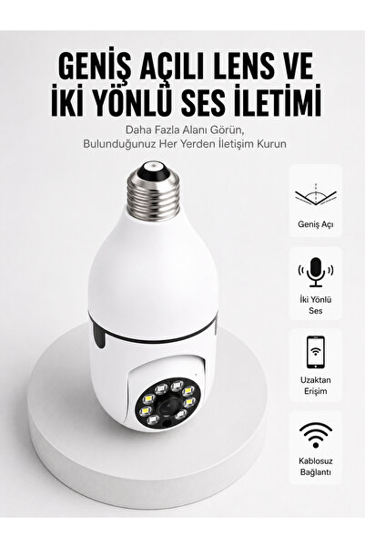 Lisinya Akıllı Güvenlik Kamerası Full HD Görüntü ve Gece Görüş Özellikli Yeni...