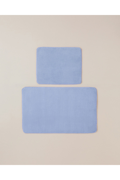 English Home Basicline Kaydırmaz Taban Banyo Paspası Seti 60x100 cm + 50x60 c...