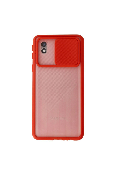 TheGencoo Samsung Galaxy A01 Core Case Palm Frosted Camera Sliding Silicone -...