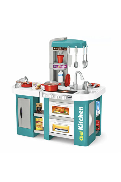 CWT Bucătărie electronică de jucărie Chef cu sunete, lumini și 53 de accesori...