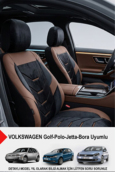 GM-DESIGN Arenza Series Luxury Car Seat Cover - (Compatible with Volkswagen B...