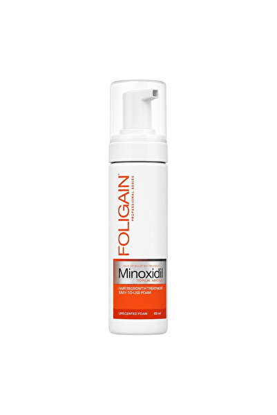 FOLIGAIN Hair Growth Foam, 5% Minoxidil, Fragrance-Free, 60 ml