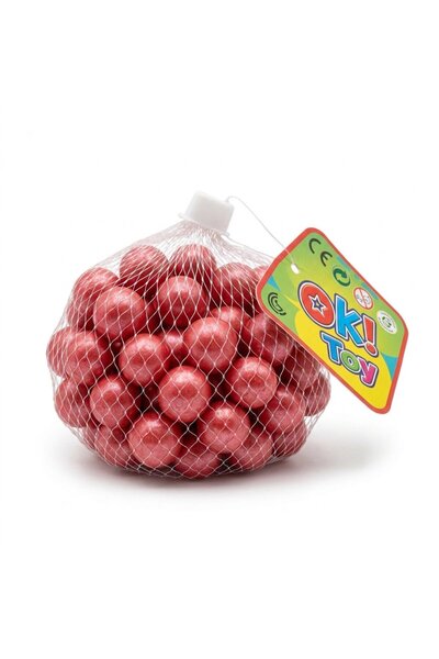 AKDC Beads 16 mm Red – 50 Pieces Net Bag