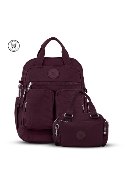 Caprice Collection 2 Piece Bag Set for Women - Backpack & Crossbody Bag, Wate...