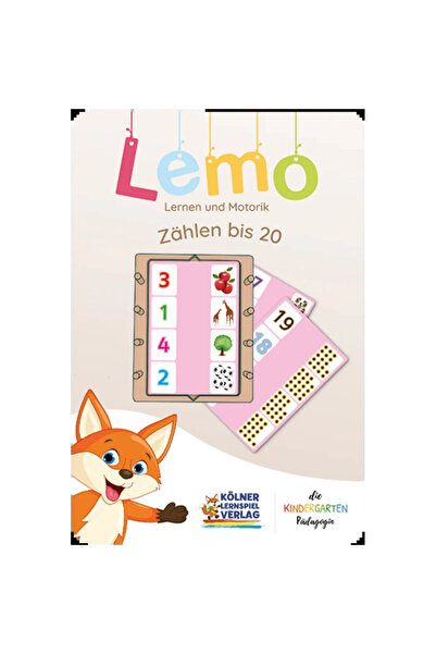 Kölner Lernspielverlag Învățarea numărării până la 20. Cartonașe educative Lemo