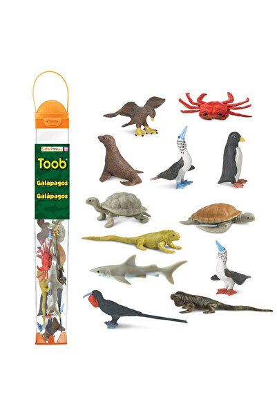 Safari Ltd Animalele Insulelor Galapagos. Set de figurine într-un tub