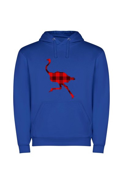 iLovePrints Clawed Monkey Masterpiece Φούτερ με κουκούλα σε χρώμα Μπλε