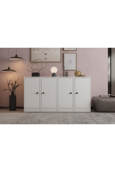 Vivense CONSOLA DOLAPLI KONSOL BEYAZ 130 CM KNS-1015-Ç