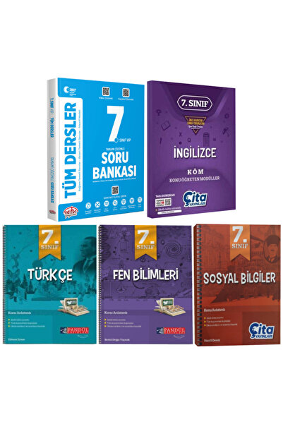 Editör Yayınevi 7. Sınıf Tüm Dersler Soru Bankası+ Türkçe-Fen Bilimleri-Sosya...