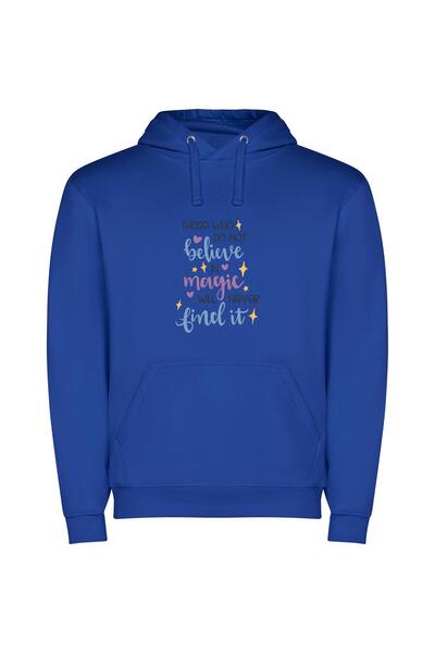 iLovePrints Enchanting Magic Unveiled Φούτερ με κουκούλα σε χρώμα Μπλε