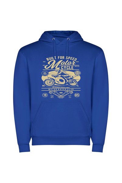 iLovePrints Serenity in Beige Φούτερ με κουκούλα σε χρώμα Μπλε