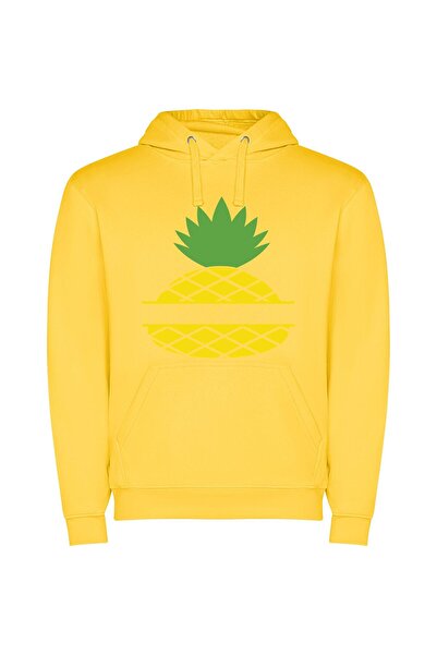 iLovePrints Pineapple Elegance: Illustrator Masterpiece Φούτερ με κουκούλα σε...