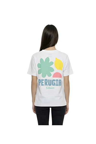 Ellesse Fruttas Tee T-shirt Γυναικεία Λευκή Μπλούζα